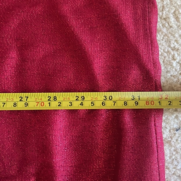 Express Sparkly Red Infinity Scarf - Picture 4 of 6